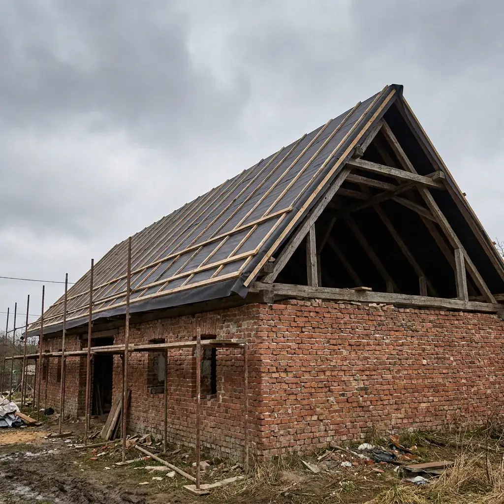 Krov a střecha hotové