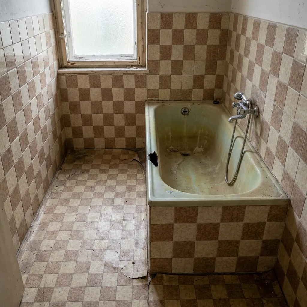 Koupelna před rekonstrukcí